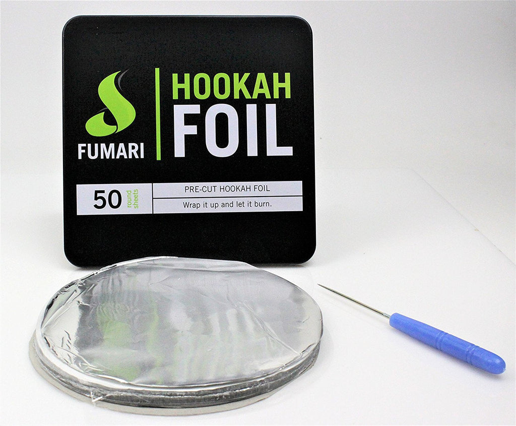 Fumari Pre-Cut Hookah Foil with Free Poker (50pcs)