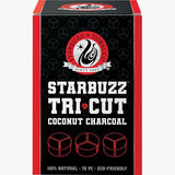 Starbuzz Tri Cut Coconut Charcoal -72 Pcs