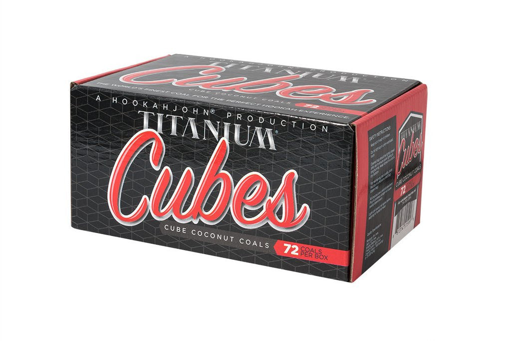 Titanium Coconut Hookah Coals "CUBES"